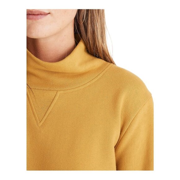 NWT Madewell Turtleneck Sweatshirt / navy - Picture 4 of 4